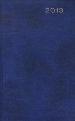 Taschenkalender 2013: blauer Kunststoffeinband