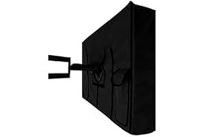 UCARE Cubierta de TV al aire libre, impermeable, protección de pantalla plana UV para TV de 22 a 75 pulgadas, cubierta de muebles a prueba de polvo, se adapta a la mayoría de soportes y soportes,