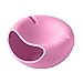 Produktbild friended Nützliche doppelte Schichten Snacks Obst Teller Aufbewahrung Schüssel Dish Handy Halter TV Lazy, Polypropylen, rose, 21.5cm x 17cm x 11.5cm