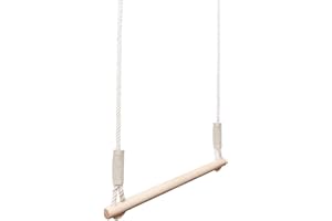 MAMOI® Trapeze bar baby swing, Indoor gymnastic rings, Monkey bars gorilla gym, Gymnastics pull up equipment for kids, Olympic rings and swings for calisthenics