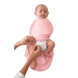 SwaddleMe B2P Neugeborenes/Baumwolle/rosa – Ganzkörper-Pucksack ist ideal bei Schreibabys. Small. - 3