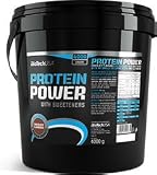 BioTech Protein power Mezcla de Proteínas, Sabor Chocolate - 4000 gr