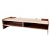 Produktbild Holz Computer Monitor Riser über Keyboardständer Monitor Ständer Desktop-Organizer Monitor Steigern Docke Halter Display für iMac PC Notebook Laptop A