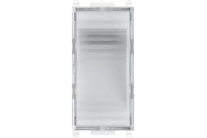 Vimar 14398 PLANA Lampada di emergenza utilizzabile anche come luce di cortesia o segnapasso comandata da interruttore, batteria ricaricabile non sostituibile