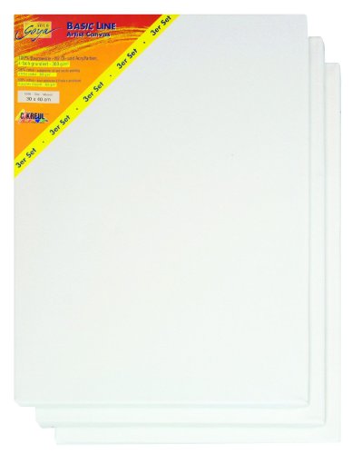 Solo Goya 633040 - Basic Line Keilrahmen, 30 x 40 cm, 3-er Packung