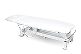 therapieliegen österreich Höhe: von 48 cm bis 88 cm Elektrische Behandlungsliege Therapieliege Massageliege Weiß 002301 (Mit Fußbedienung)