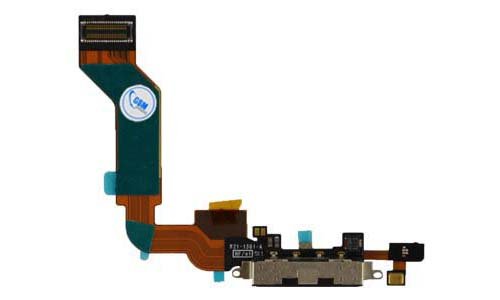 Dock Connector USB charger Flex kabel Anschluss Mikrofon für Iphone 4S 4 S bl