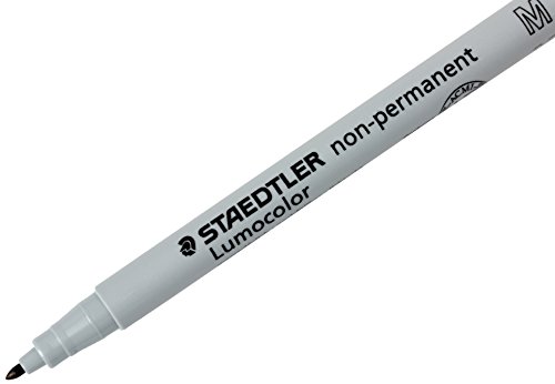 Staedtler 315 Lumocolor Universalstift nicht permanent M 0,8 mm Strichbreite 10 Stück schwarz - 3