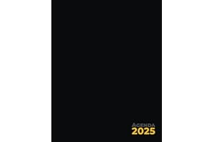 Agenda settimanale 2025: Settimana su doppia pagina, grande formato, Calendario Mensile con Note, 12 mesi