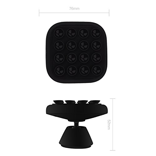 Car Wireless Charger, ZXK CO 2 in 1 Drahtlose KFZ Ladegerät induktive Ladestation und 360°drehbar Auto Handy-Halterung für die Windschutzscheibe und praktischem KFZ Smartphone Qi Ladegerät Kompatibel mit Samsung Galaxy S7/S7 edge/S6 edge+/S6 edge/S6 /Note5, Google Nexus 7/6/5/4, Nokia Lumina, HTC, SONY Xperia, LG und andere Qi-fähige Geräte - 6