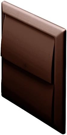 Domus 44910B 100mm Outlet with Gravity Flaps-Brown