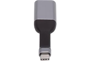 xiwai Adaptador USB-C a HDMI 4K 60 Hz, fuente tipo C a receptor HDMI, convertidor de monitor HDTV, cable plano ultrafino 1080p para computadora portátil, tableta y teléfono.