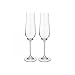 Produktbild Bohemia Kristall-Sektgläser, 2er-Set, 180ml, Kristallglas - elegant & stilvoll - 2 Stück Champagnergläser, sehr hochwertig, Crystal, tolles Geschenk - für Weihnachten, Silvester, Neujahr.
