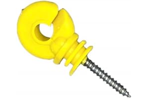 Komiprotect 50 pz ISOLATORE GIALLO PER RECINZIONi elettriche PROFESSIONALE ALTA Qualità