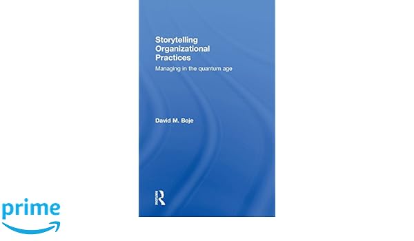 Storytelling Organizational Practices Managing In The - 
