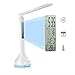 Produktbild Fitfirst LED Schreibtischlampe 3 Modi Helligkeit, 7 Farben, verstellbares Licht mit Touch-Steuerung, Dimmbare Tischlampe mit Weckfunktion, klappbare Leselampe 180 ° (mit LCD-Bildschirm)