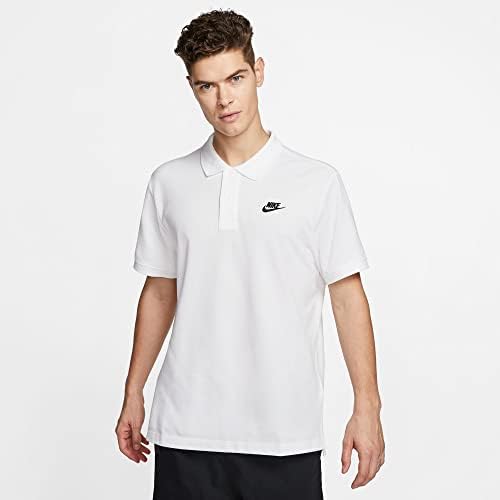 Nike FN3894-100 Nike Club Polo Uomo White/Black Taglia M