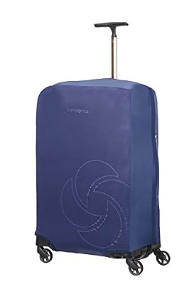 Samsonite Global Travel Accessories - Housse de Valise Pliable M, Bleu (Midnight Blue)