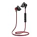 Produktbild Bluetooth Kopfhörer Sport, BT Bluetooth 4.1 Wireless Sport Headset kabellos bequem Ohrbügel Ohrhalt mit IPX5 Wasserdicht, AptX Mikrofon, CVC6.0 Noise Cancelling HiFi Stereo (Rot)
