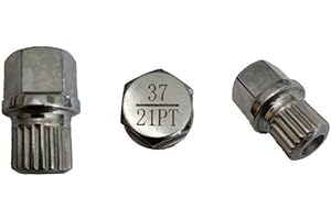MARJS for BMW Mini 21 Spline ABC37/21 Replacement Security Master Anti Theft Locking Wheel Nut Key Bolt Remover Tool for BMW Mini ABC37/21PT
