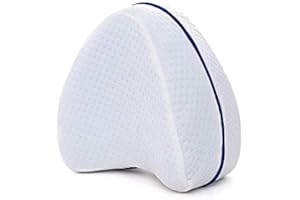 Meyson Almohada viscoelástica ideal para aliviar dolores de espalda y cervicales - Almohada de piernas para dormir de lado