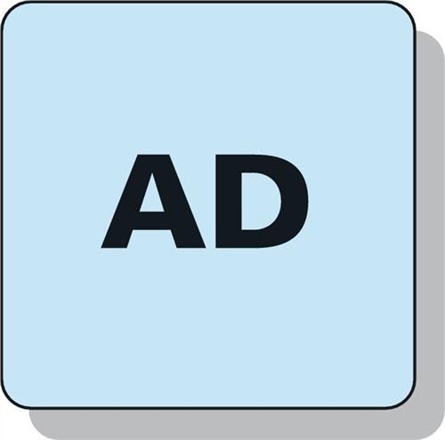 Kombi-Aufsteckfräserdorn Dorn-D.22mm DIN69871-AD SK40 A55mm - 3