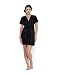 Klamotten Womens Satin Nightwear ,Black ,Free Size RS.299.00