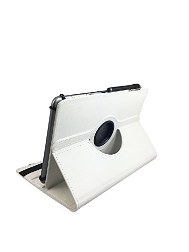 Tablet Tasche für Lenovo Tab2 A10-30 Schutz Hülle Etui Case + Touch Pen – 10.1 Zoll Perl Weiß 360? - 3