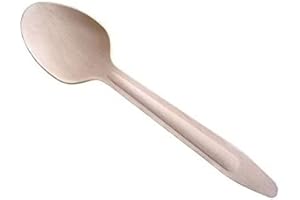 GREENBOX Cuillères jetables en bois respectueuses de l'environnement - Couverts en bois - Cuillères à soupe - Couverts jetables - Biodégradables et compostables - 100 cuillères jetables de 16,5 cm