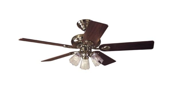Hunter 20544 Summer Breeze Plus 3 Light 52 Inch 5 Blade Ceiling