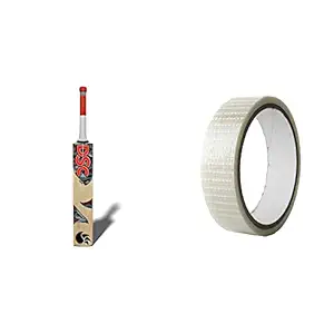 DSC Scorer Kashmir Willow Cricket Bat Short Handle Men's & DSC Fiberglass Cricket Bat Tape Combo