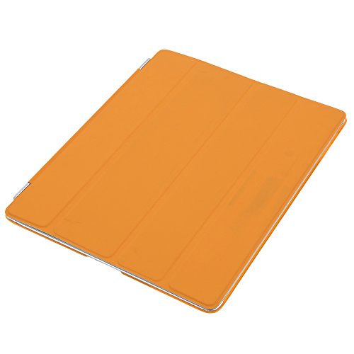 Besmall Neu Ultra Slim Edles iPad 2 3 4 Hülle – Smart Cover Leder Case Schutz Hülle Tasche + Back Case – inkl. Displayschutzfolie Reinigungstuch Stift mit Multi Ständer Auto Sleep Wake (iPad 2/3/4, Farbe:Weiß) - 3