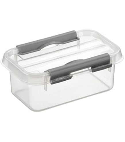 6 Stück - SUNWARE Q-Line Box - 0,4 Liter - 118 X 77 X 62 Mm