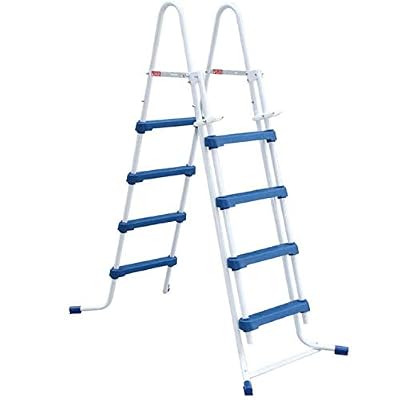 Summer Waves Échelle de sécurité 132 cm SummerWaves pour Piscine, marches Amovibles