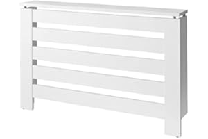 TOPKIT | Cubre radiadores Victoria 3122 | Cubre radiadores | 120 cm de Ancho | Diseño Elegante | Blanco