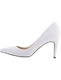 HooH Mujer Stiletto Tacón alto Boda Trabajo Vestir Zapatos de tacón Slip On