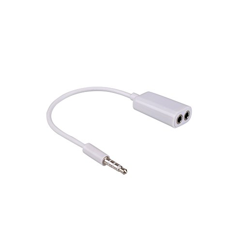Anyutai Répartiteur pour écouteurs,Jack AUX 3.5mm mâle vers 2 Femelles Audio Audio Splitter pour Casque Adaptateur Câble