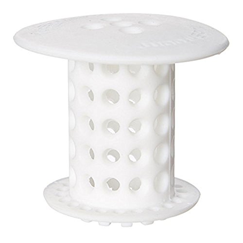 Badewanne abflussschutz, Bodenablauf Haarsieb Sieb Spüle Snare für Badewanne weiß - 2