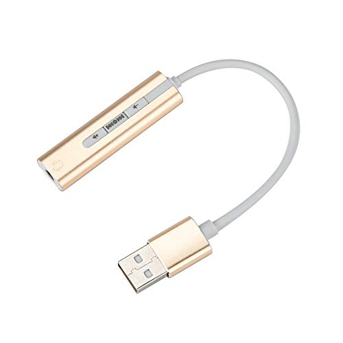 Preisvergleich Produktbild Mouchao USB-Aluminiumlegierungskabel-Einloch-... 7.1 Extern einstellbar