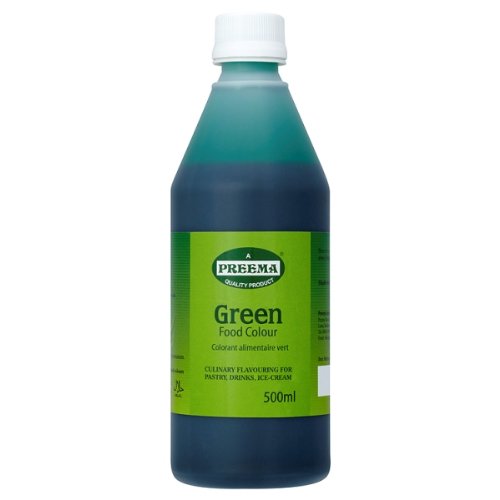 Preisvergleich Produktbild Preema Grüne Lebensmittelfarbe - 500ml