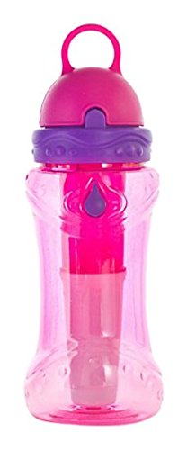 IrisanaBaby BBO - Botella con gel enfriador y filtro de carbono activo, 440 ml, color rosa