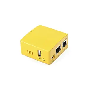 youyeetoo FriendlyElec Nanopi R2S Mini Portable Travel Router OpenWRT with Dual-Gbps Ethernet Ports 1GB RAM RK3328 Soc for IOT NAS Smart Home Gateway