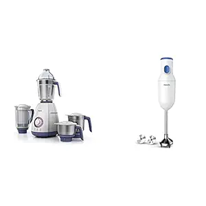PHILIPS HL7701/00, HL1655/00 750W Mixer Grinder with Hand Blender