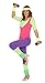 Produktbild 80er Jahre Neon Gymnastik-Anzug für Damen Aerobic Kostüm Trash Bad Taste Sport