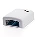 Carejoy Professional UV Lamp Nail Dryer Light 36W Gel Shellac Acrylic Varnish Polish Art Manicure Pedicure Curing Timer + 4 x 9W Bulbs - Ideal for Shellac