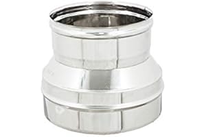 UTILFER Riduzioni Aumenti Inox Aisi 304 6 Dc - Canne Fumarie Tubi - (160M-100F)