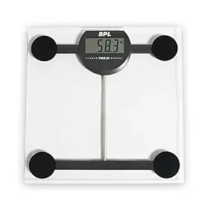 BPL Medical Technologies PWS-01 Personal Weighing Scale for accurate Weight Measurement (Transparent)