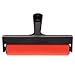 Produktbild Fenteer 1x Gummiwalze Roller Gummiräder für Malerei Basteln deko - Rot + Schwarz, 15 cm