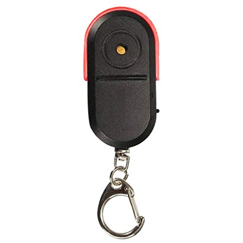 Preisvergleich Produktbild traline Multifunktionales ABS-Pfeifen-Sprachsteuerungs-Blinklic... Mini-Schlüssel, der Gerät mit Schlüsselketten findet
