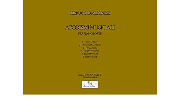 Aforismi Musicali Amazon It Messinese Ferruccio Libri